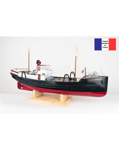 Bateau radiocommandé Le Marsouin - Chalutier à vapeur
