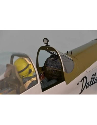 Avion RC Phoenix Model P-51 Mustang gris/vert 50-60cc GP/EP ARF 2.2m