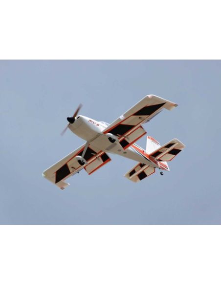Avion Premier Aircraft RV-8 10E PNP orange & noir avec Aura 8 ET LEDs env. 1.28m