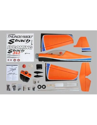 Avion rc Phoenix Model Sbach 342 .46-55 GP/EP ARF 1.44m