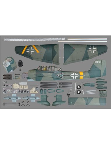 Avion rc Avion Phoenix Model Stuka Ju87 60cc GP/EP ARF 2.40m
