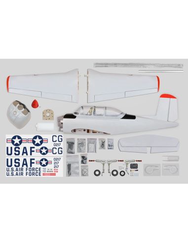 Avion rc, Phoenix Model T34 Mentor GP/EP.91/15cc ARF 1.60m