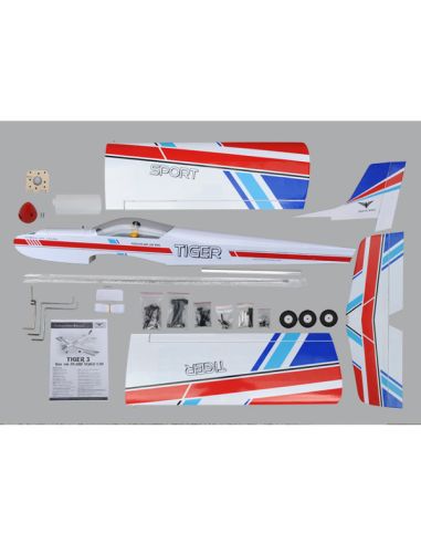 Avion rc, Phoenix Model Tiger 3 .46-55 GP/EP ARF 1.60m
