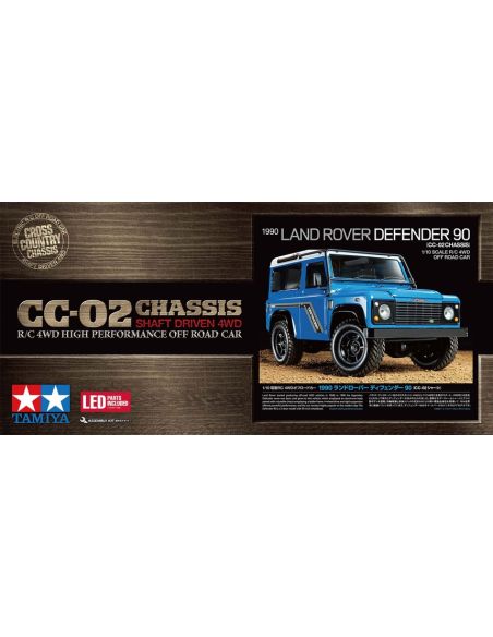 Modélisme, voiture rc Crawler Land Rover Defender 90 CC02S