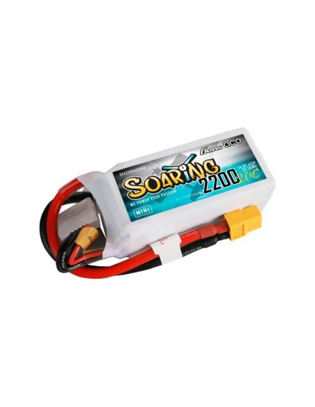 Accu lipo Batterie Gens ace Soaring Mini lipo 4S 14.8V 2200mAh 20C prise XT60