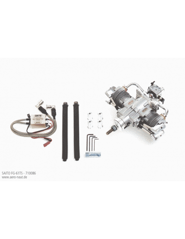 Moteur SAITO FG 61TS 61ccm - LCDP - Radiocommande.fr