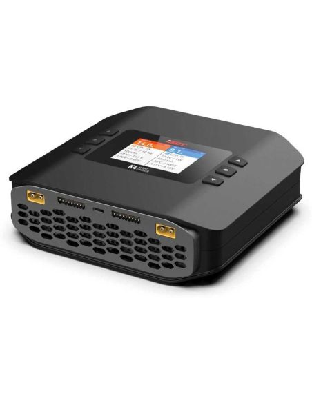 Chargeur modélisme ISDT K4 Smart Charger AC/DC 1-8S / 2x 20A 2x 600W