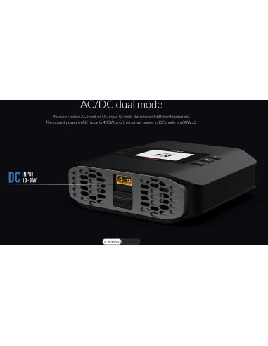 Chargeur modélisme ISDT K4 Smart Charger AC/DC 1-8S / 2x 20A 2x 600W