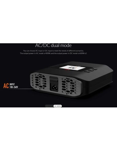 Chargeur modélisme ISDT K4 Smart Charger AC/DC 1-8S / 2x 20A 2x 600W