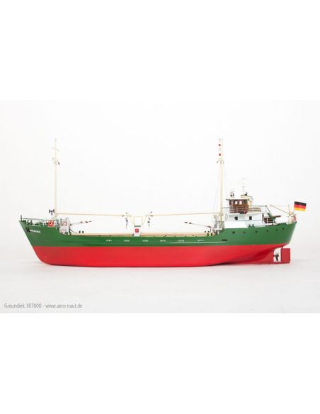 Bateau rc, navire de commerce Sous-verre MS Greundiek