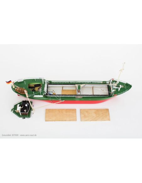 Bateau rc, navire de commerce Sous-verre MS Greundiek