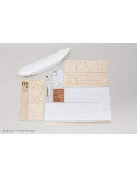 Bateau rc, navire de commerce Sous-verre MS Greundiek