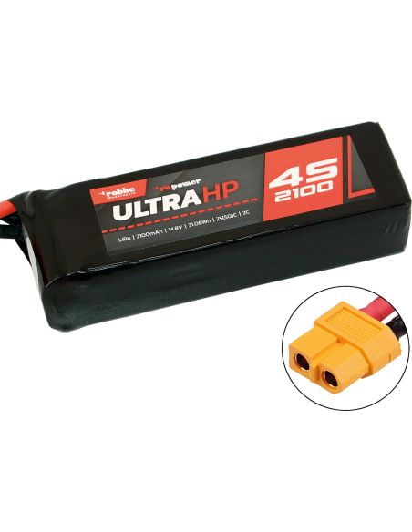 Accu Robbe Modellsport RO-POWER ULTRA HP 2100MAH 14,8 VOLT 4S Batterie Lipo