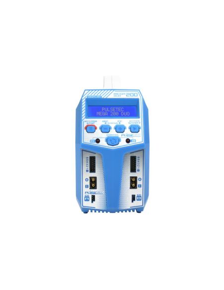 CHARGEUR PULSETEC MEGA 200 DUO | Ventedemodelisme.fr