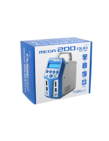 CHARGEUR PULSETEC MEGA 200 DUO | Ventedemodelisme.fr