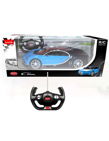 Bugatti Chiron bleue