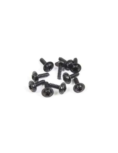 Vis plast. ronde M3x10 (10p)