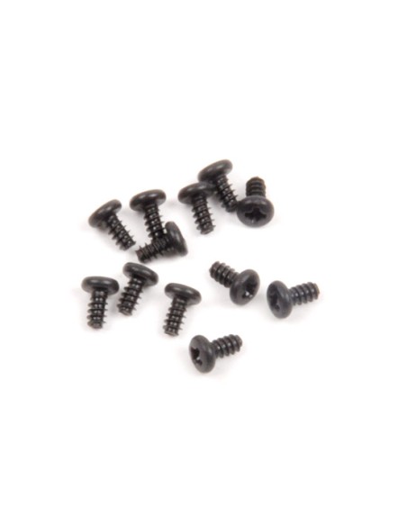Vis tete ronde 2 x 4 mm (12pcs)