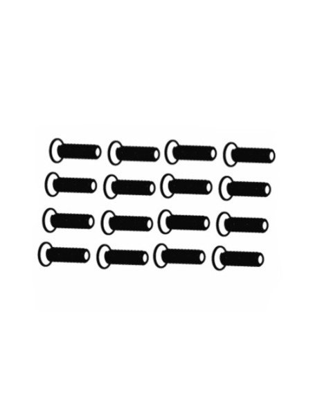 Vis tete fraisee 2,6x10mm (16p)