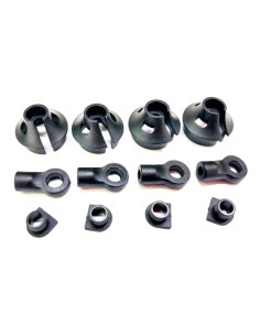 Pieces plastiques amorti.