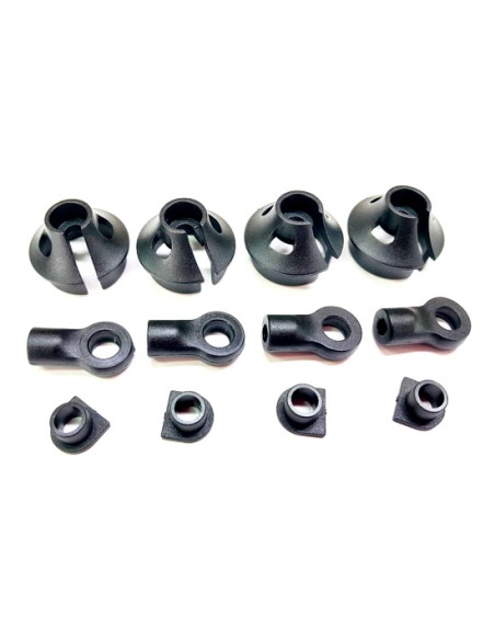 Pieces plastiques amorti.