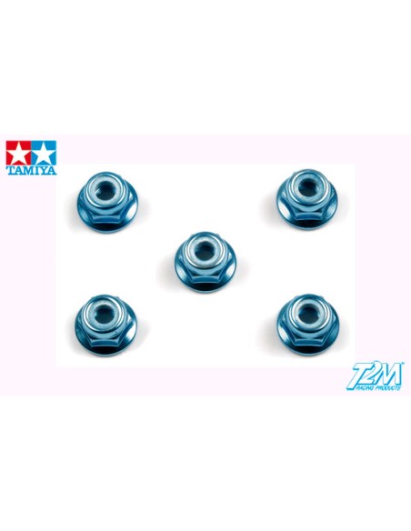 Ecrou de roue bleu 4mm