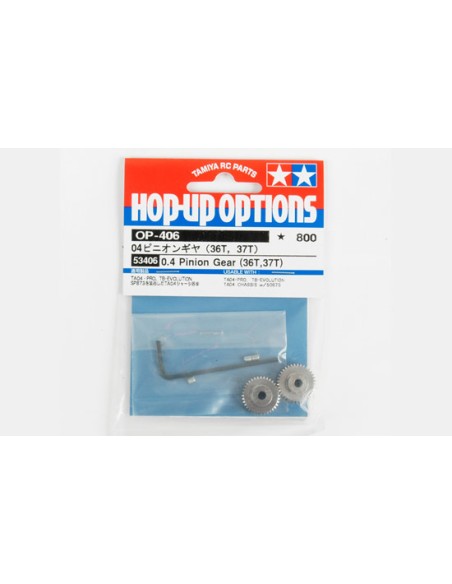 Pignons moteur 36/37T 0,4
