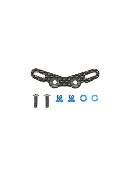Support amortisseur avt carbone M07