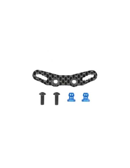 Support amortisseur avt carbone M08