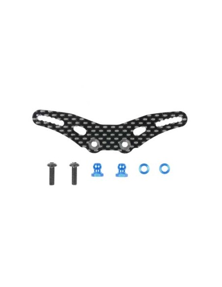 Support amortisseur arr carbone M08