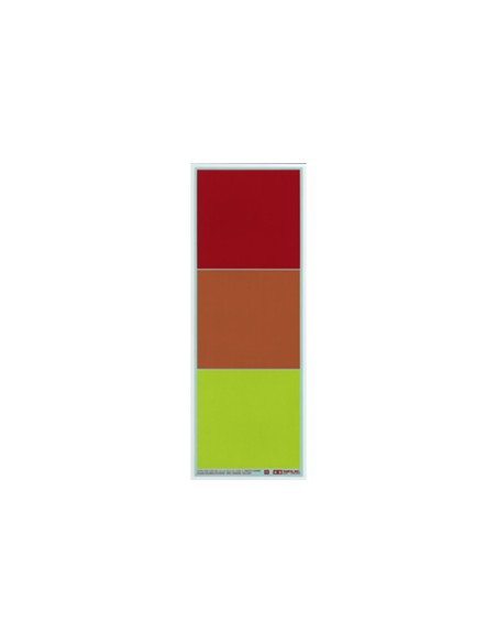 Stickers colores rouge/orange/jaune