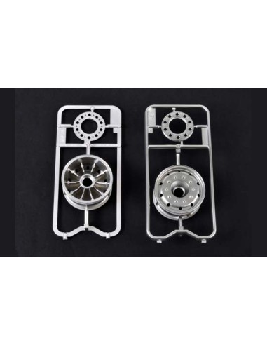 Jantes avant chromees 30mm