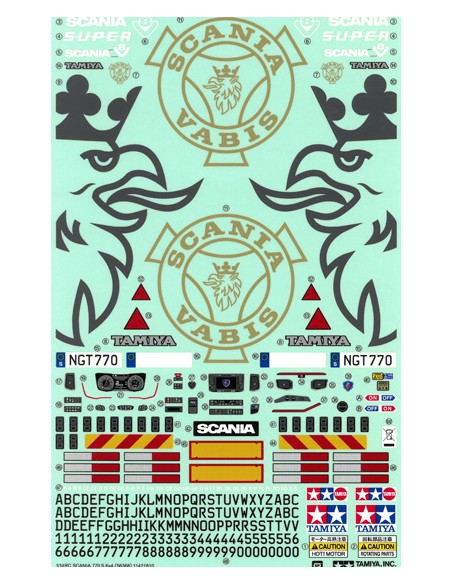 Sticker Scania 770