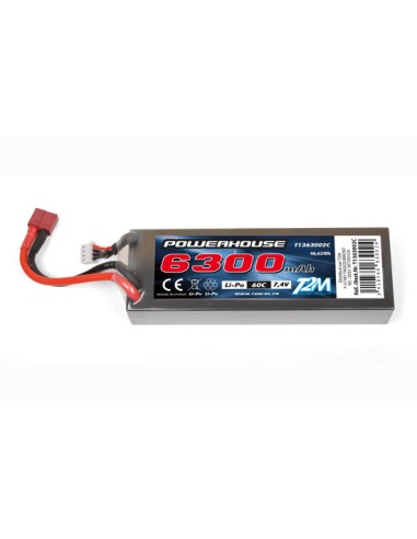 Accu Li-Po  6300mAh 60C 7.4V
