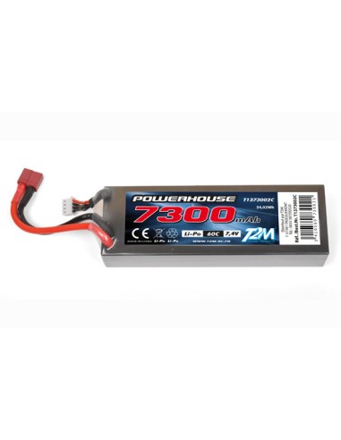 Accu Li-Po 7300mAh 60C 7.4V