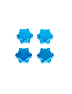 Ecrous de roues bleu 17mm (4p)