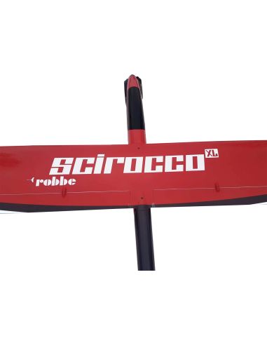 Planeur RC Robbe Robbe Modellsport SCIROCCO XL 4,5M PNP (Rouge) en fibre de verre pleine PLANEUR DE HAUTE PERFORMANCE AVEC AILE 