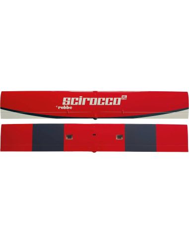 Planeur RC Robbe Robbe Modellsport SCIROCCO XL 4,5M PNP (Rouge) en fibre de verre pleine PLANEUR DE HAUTE PERFORMANCE AVEC AILE 