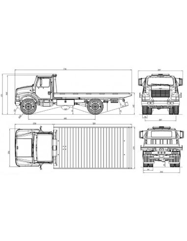 Camion Crawling kit - Scaling kit - WT4 1/10 Recovery Truck Kit