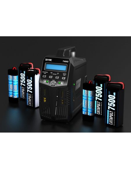 Chargeur modélisme T400Q Quattro AC/DC Charger (4x 100W)