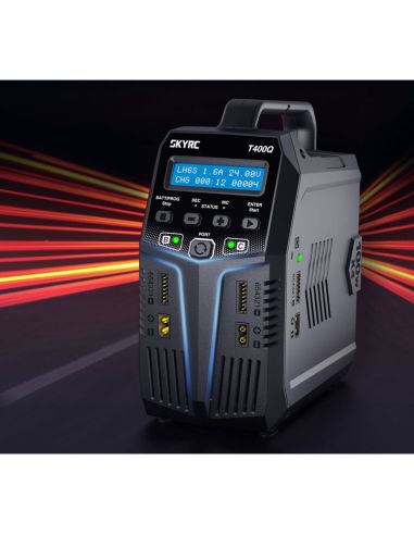 Chargeur modélisme T400Q Quattro AC/DC Charger (4x 100W)