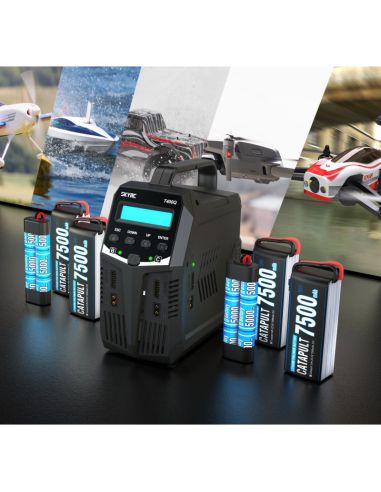 Chargeur modélisme T400Q Quattro AC/DC Charger (4x 100W)