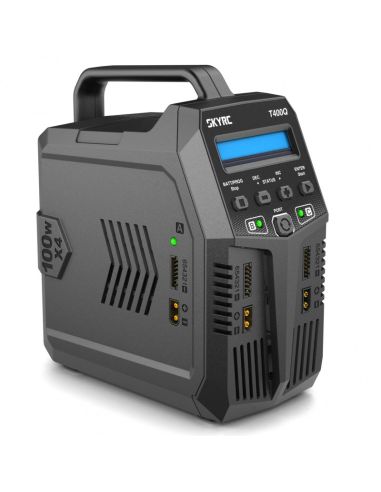 Chargeur modélisme T400Q Quattro AC/DC Charger (4x 100W)