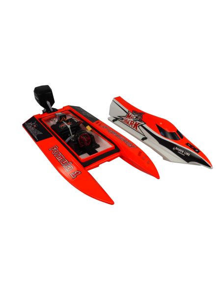Bateau rc modélisme BATEAU F1 MAD SHARK V2 BRUSHLESS 2.4GHZ ARTR