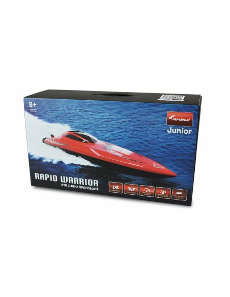 Bateau RAPID WARRIOR MONO VEDETTE RAPIDE 424 MM 2,4 GHZ RTR