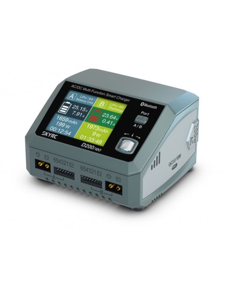 Chargeur modelisme D200 Neo Duo AC/DC charger (AC 200W - DC 2x400W)