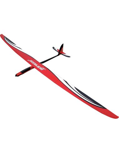 Planeur RC Robbe Modellsport SCIROCCO XL 4.5M ARF (Rouge) Planeur haute performance Full GRP avec aile à 4 volets