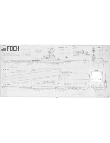 Bateau rc Plan du porte-avions Foch