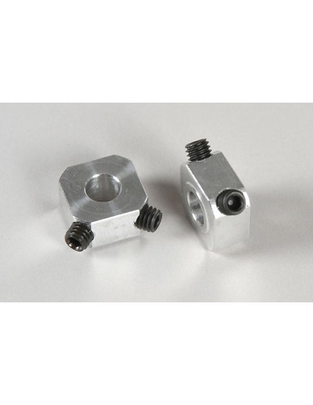 Carre roue alu 9,5mm/M6 (2p)