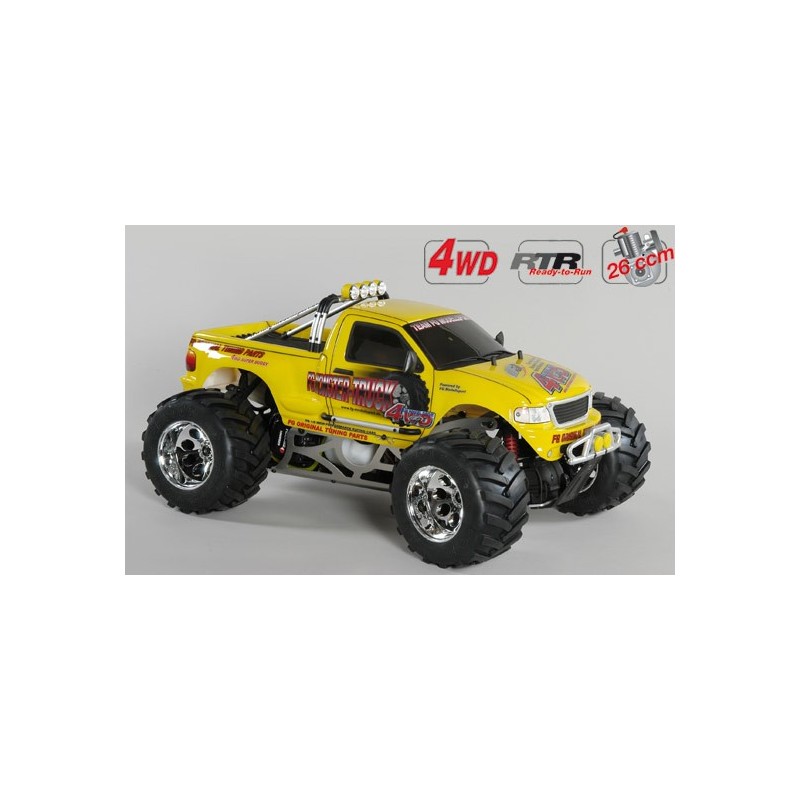 M.Truck WB535 4wd RTR jaune | Ventedemodelisme.fr